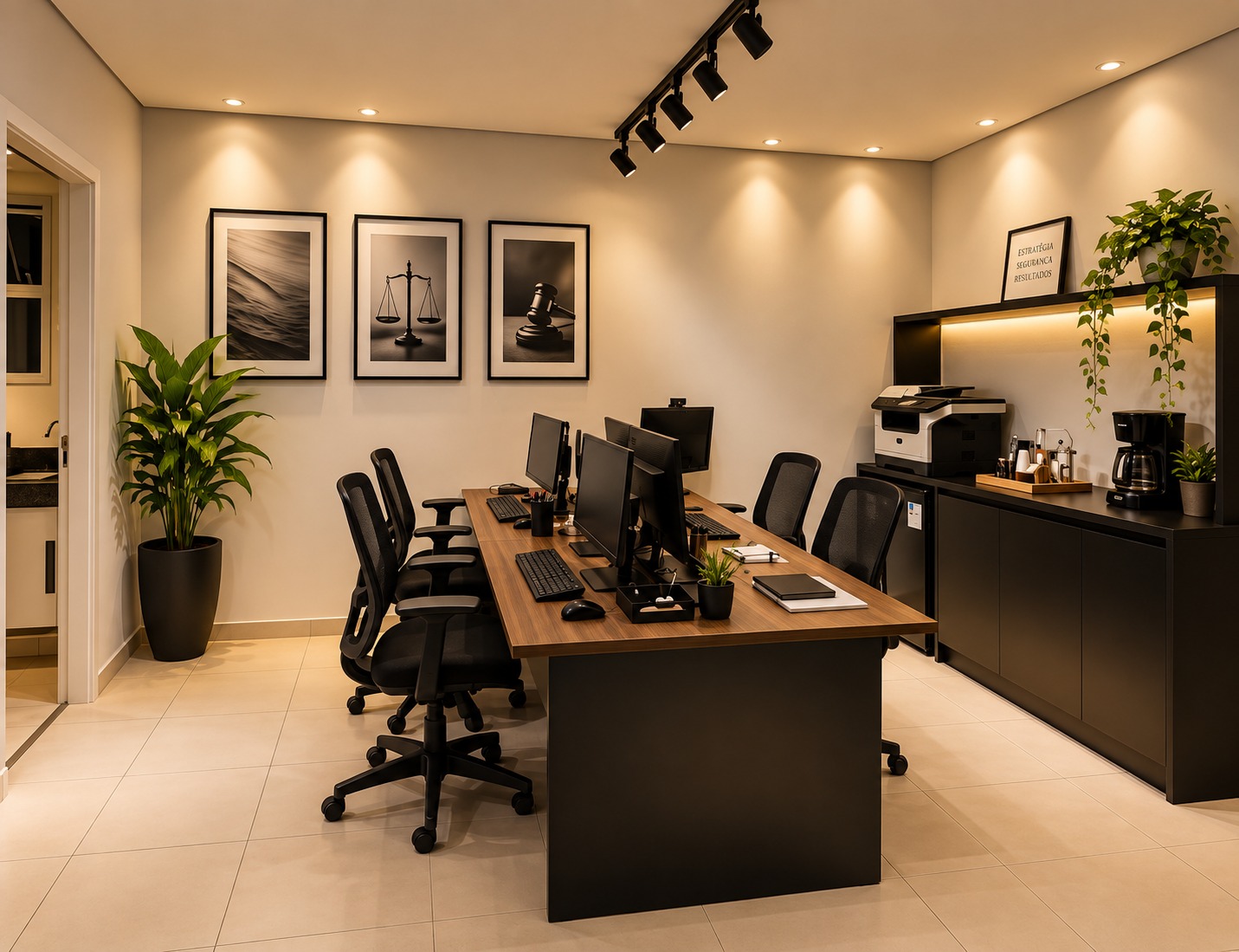 Área de trabalho da equipe Nicola Advocacia